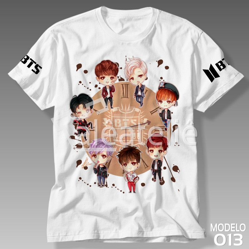 Blusa Camisetas Estampadas Bts Camiseta Kpop BTS Army Short Fuse