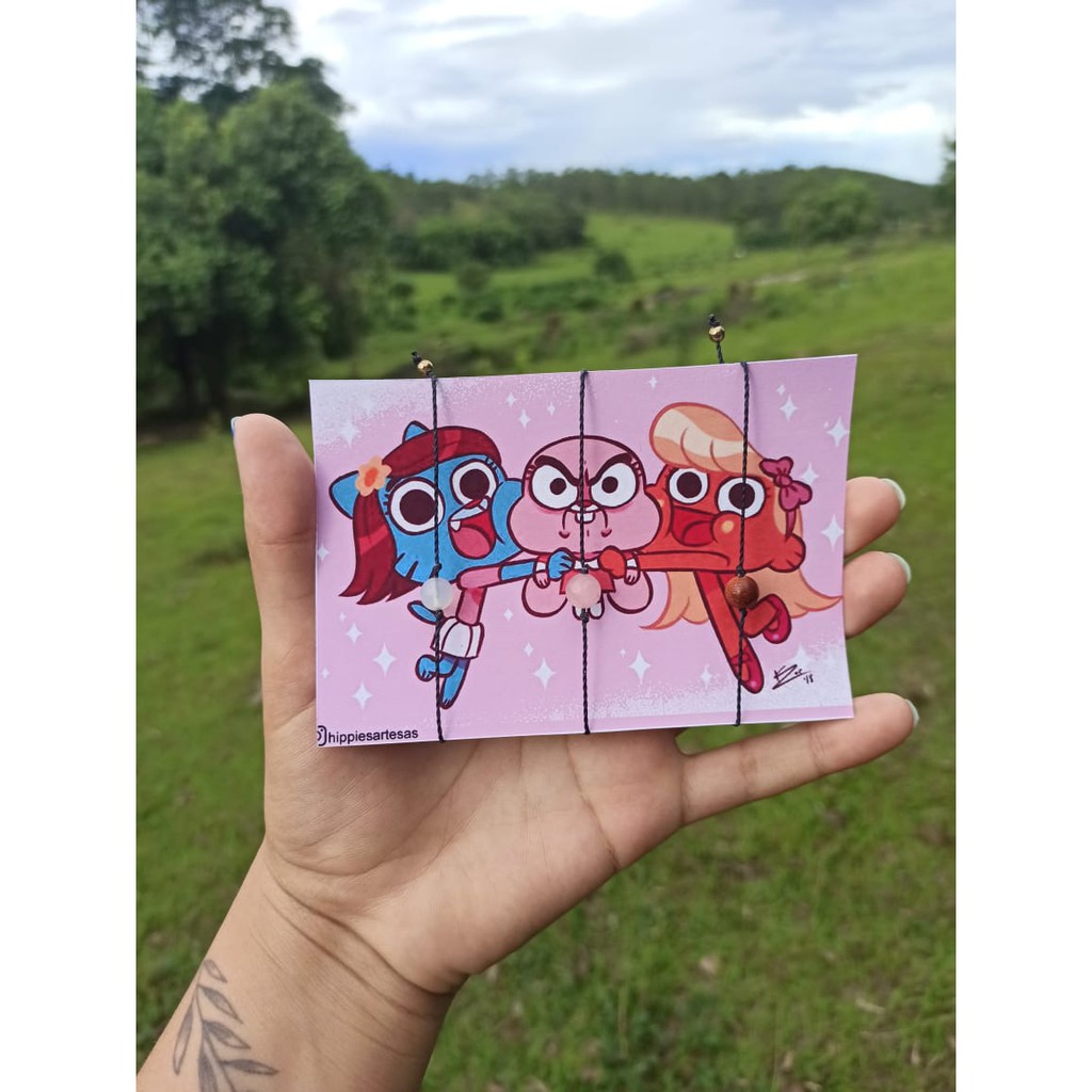 Pulseira Amizade Irmandade Gumball Darwin e Anais O Incrivel Mundo De  Gumball