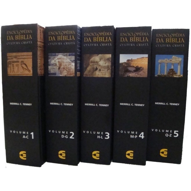 Enciclopédia Da Bíblia Cultura Cristã 5 Volumes capa dura