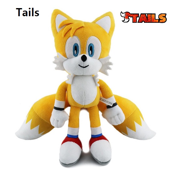 Boneco de Pelúcia Tomy Sonic The Hedgehog - Tails Plush T22381