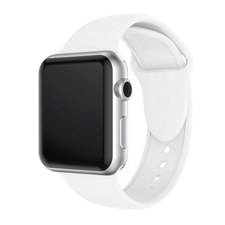 Bracelete Relógio Apple Watch Silicone Saffiano K 38 40Mm