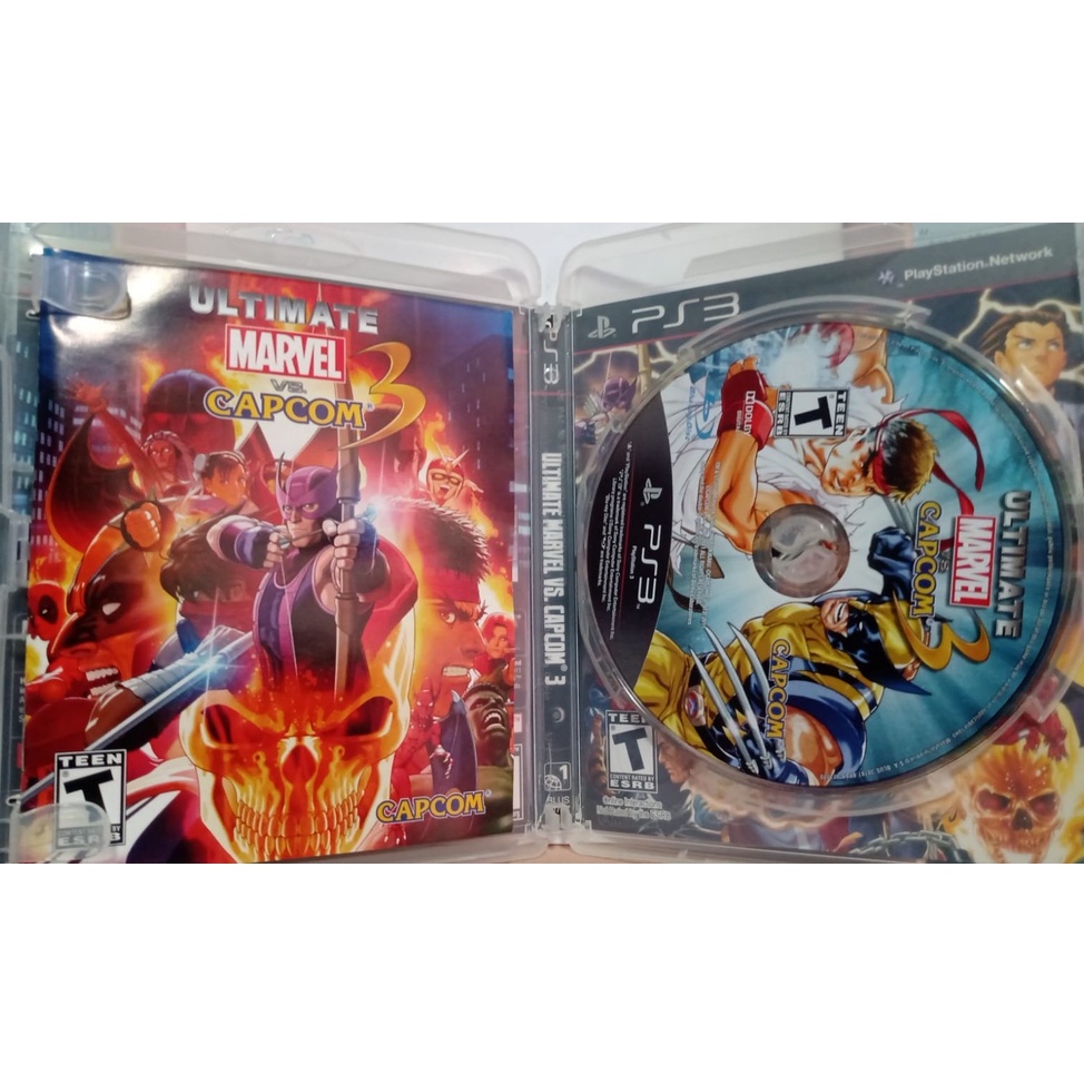 Jogo Novo Midia Fisica Ultimate Marvel vs Capcom 3 para Ps3