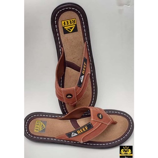 Chinelo deals reef couro