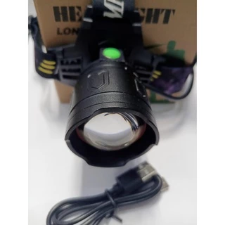 Lanterna de cabeça LED P99 Mais Forte do Mundo Super Potente Lanterna de 3 baterias recarregavel