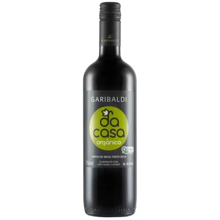 Vinho Tinto Seco da Casa Orgânico 750 ml Caixa com 6 garrafas