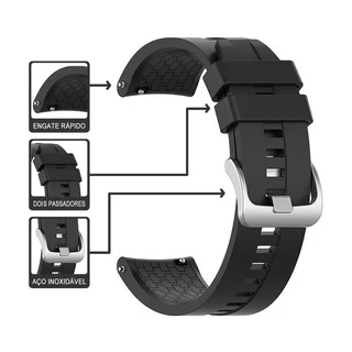 Pulseira 22mm para Amazfit GTR 4 a2166 silicone style