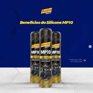 Spray Silicone Automotivo 300ml / Renova e Protege Couro e Plástico