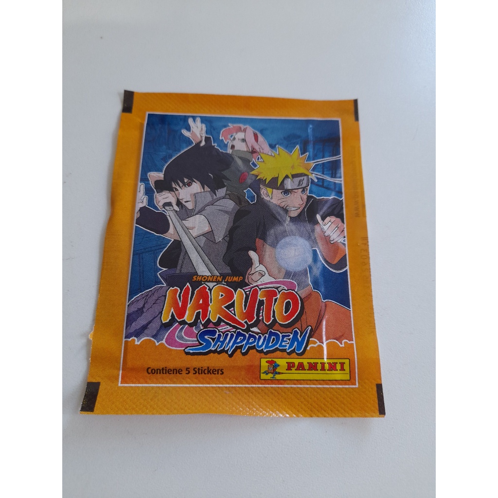 Envelope oficial com figurinhas Naruto Clássico