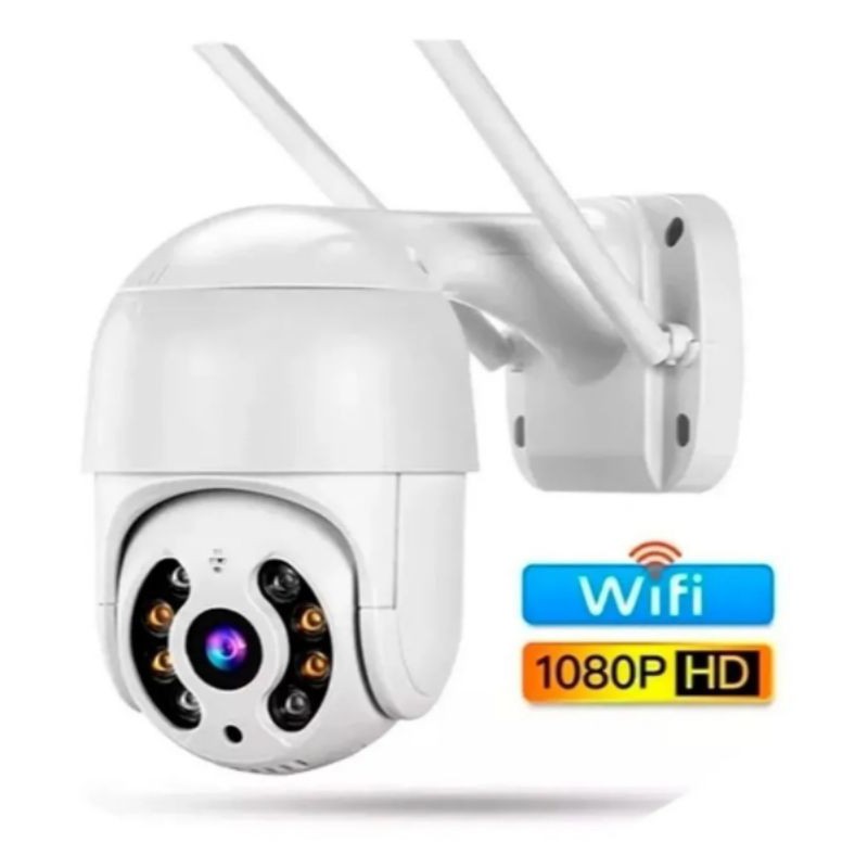Câmera de segurança externa wifi PTZ 360 graus Icsee Speed Dome 1080p ...