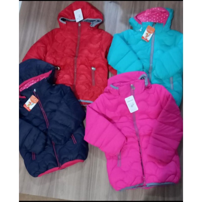 Jaqueta puffer hot sale infantil menina