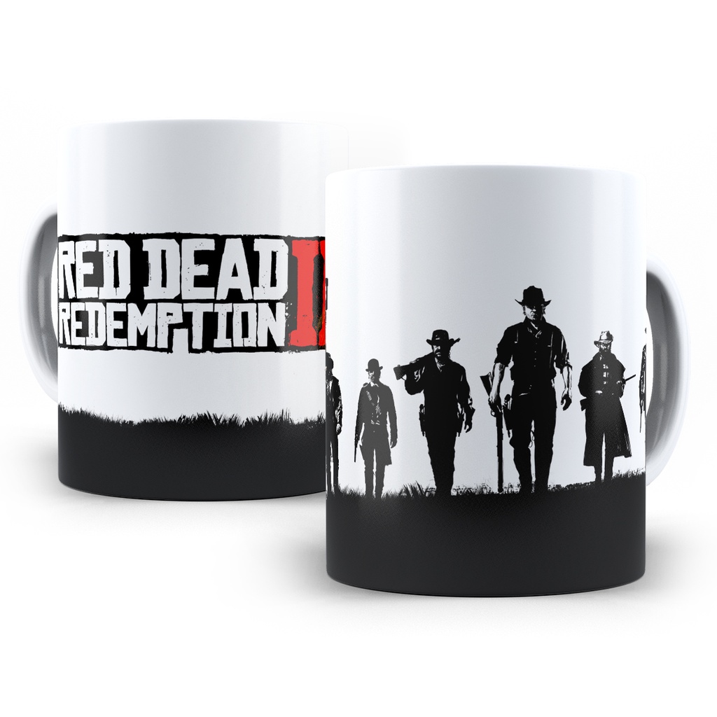 Caneca Red Dead Redemption 2 Rdr Em Cerâmica