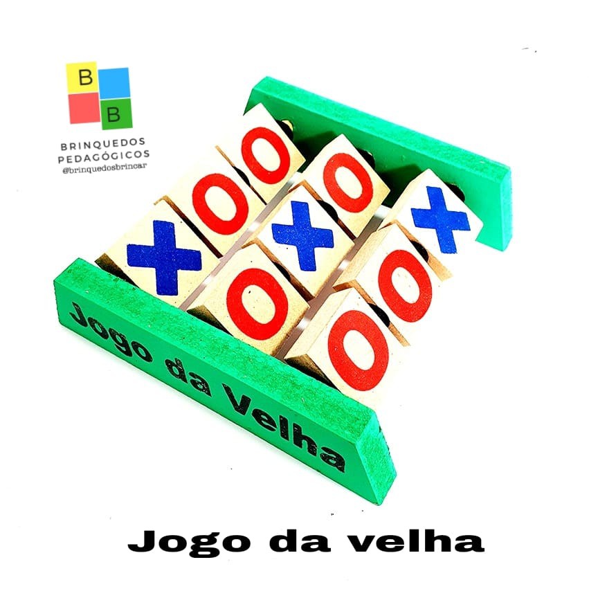 JOGO DA VELHA DE PAREDE CJS Brinquedos Pedagógicos