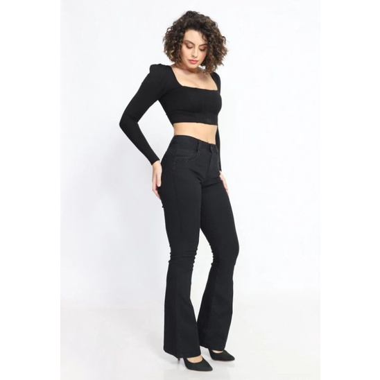 Calça preta best sale feminina biotipo