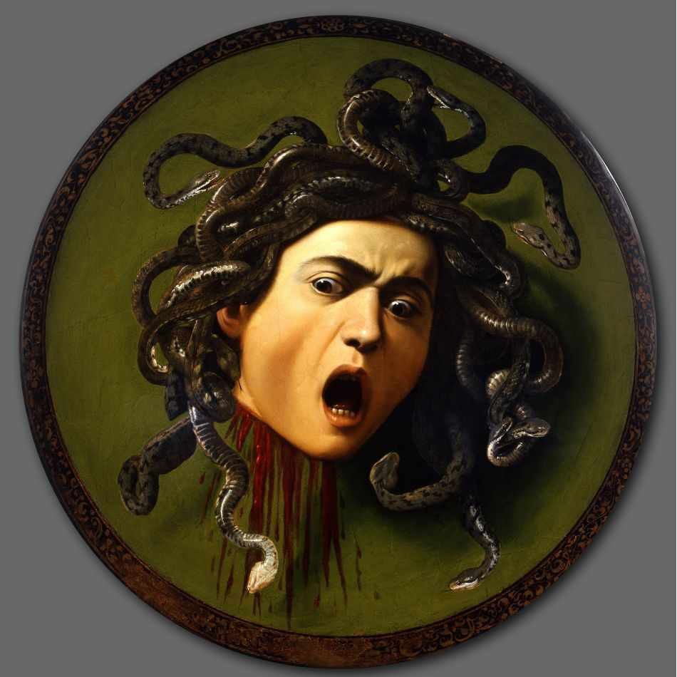 Medusa (1595) - Caravaggio - Tela Canvas Para Quadro