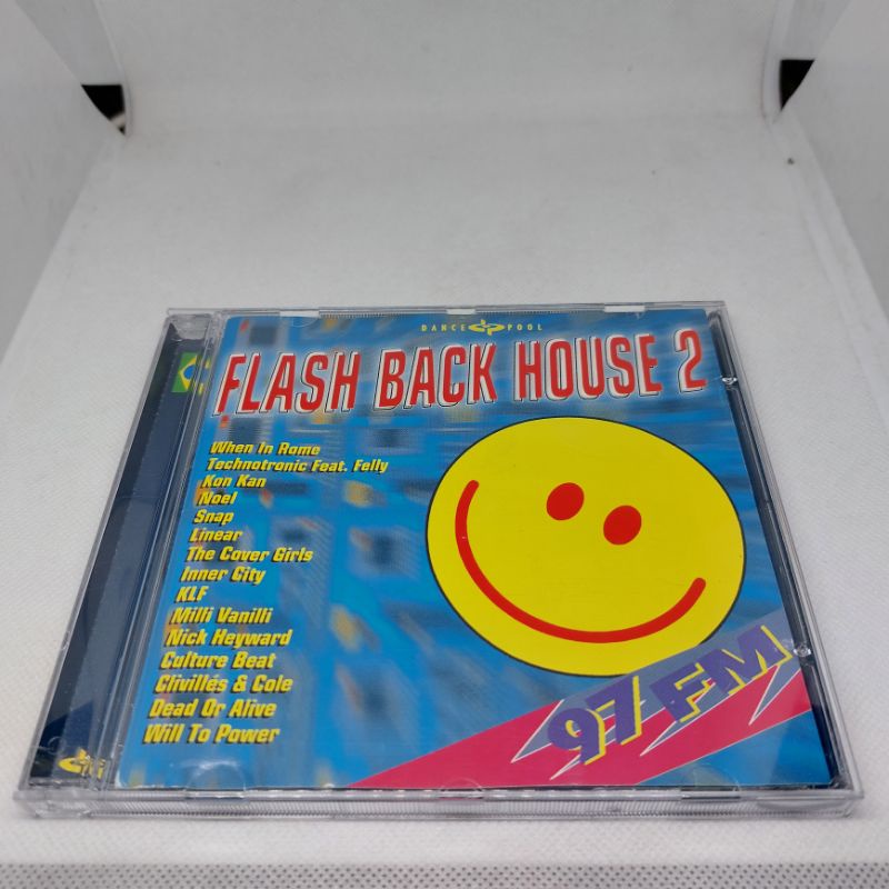 Cd Flash Back House 97fm 02 - Dance Pool (1998) | Shopee Brasil