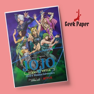 Cartaz de mangá do Japão - JoJo e # 39; s Cartaz Angola