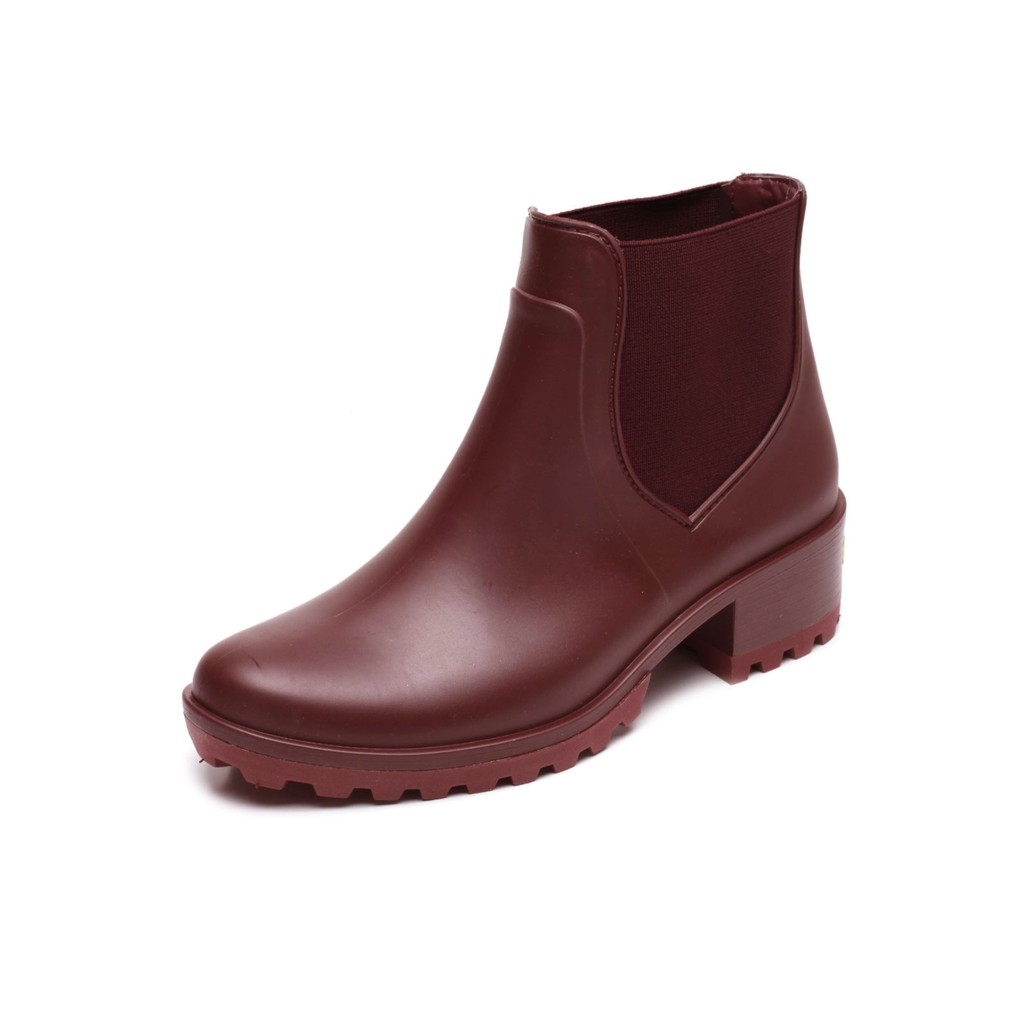 Bota chelsea colcci store salto grosso vinho