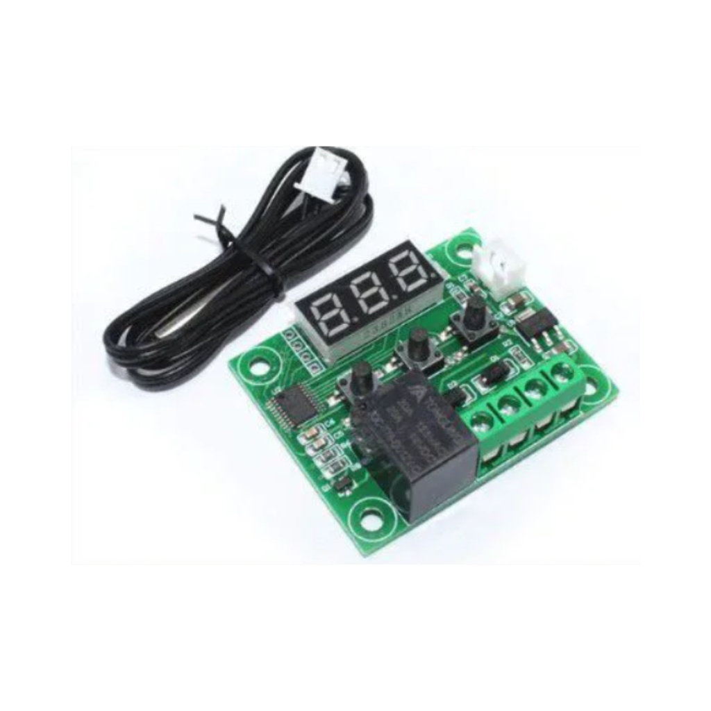 Termostato Digitale W1209 DC 12V Con Sensore -50~110&deg;C &ndash; Completo Di Custodia