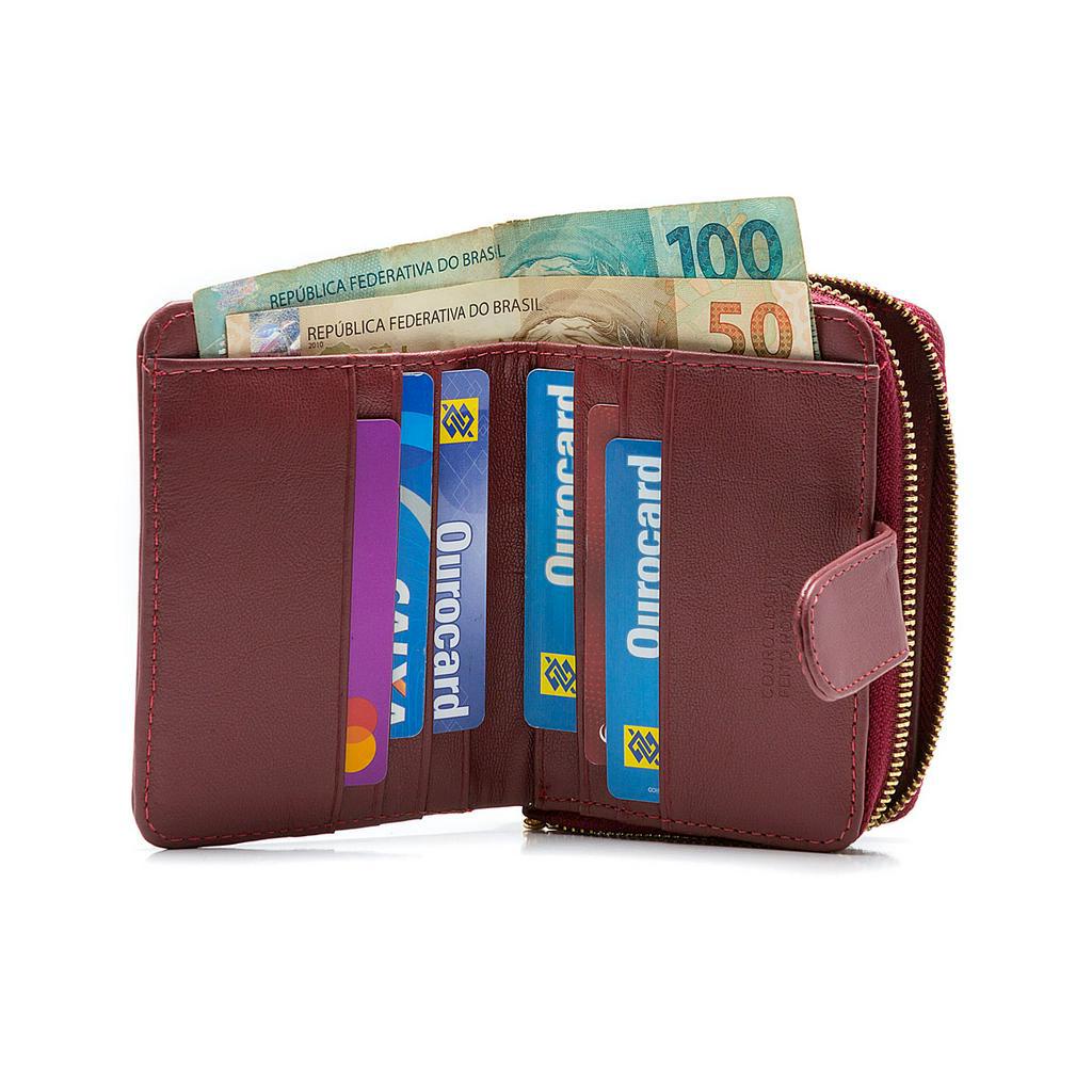CARTEIRA FEMININA 1ZIPPER 13CM IMP25714