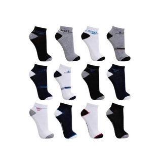 Kit 12 Pares Meia Soquete Cano Curto Cores Variadas
