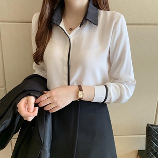 Mulheres Manga Comprida Blusa Camisa Elegante Blusa Feminina Algodão  Mulheres Moda Camisa Branca Mulheres Plus Tamanho Bluses Trabalho Wear Xxxl  T200321 De $85,52