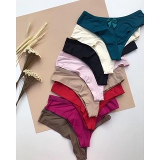 kit 10 Calcinha Lingerie Feminina Fio Duplo Microfibra Forro 100% algodão em Oferta na Shopee