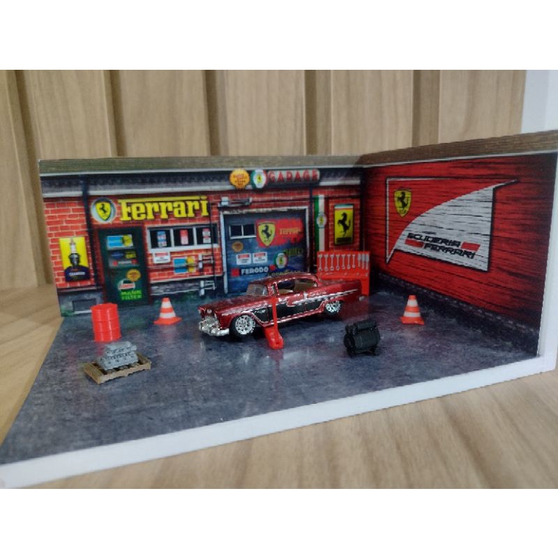 Diorama Ferrari