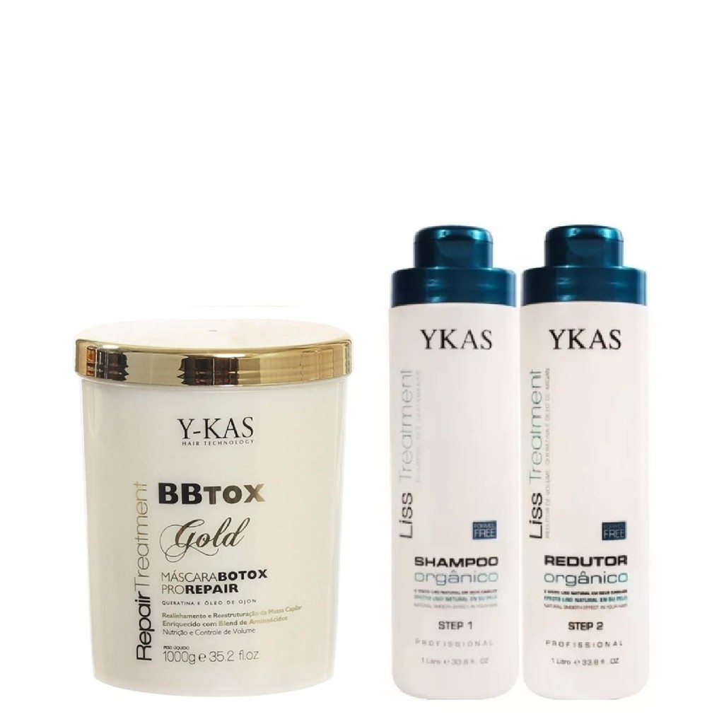 Kit Orgânico Ykas + Botox Gold Repair Kilo + Brinde! | Shopee Brasil