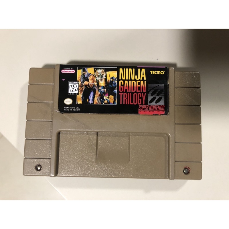 Ninja Gaiden Trilogy Original Repro Snes + Frete Gratis!!!