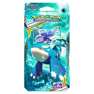 Deck Kyogre - Pokémon Tcg - Eclipse Cósmico - Sol E Lua 12 - Copag