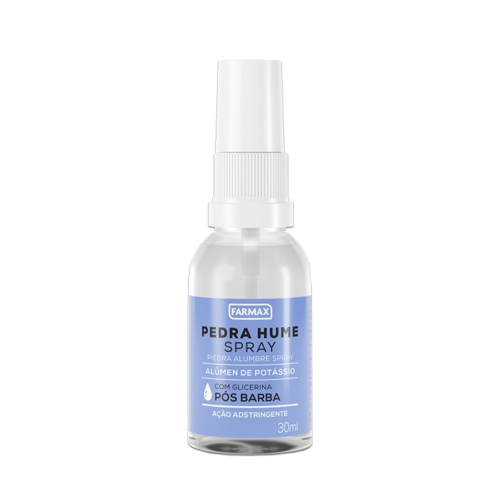 Pedra Hume Spray 30mL Potássio Secante Manicure alumen pedicure secativo