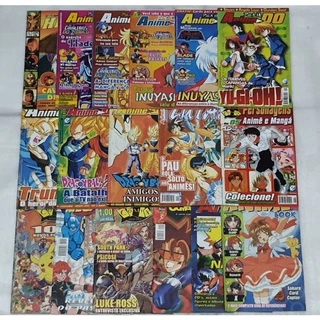 Revistas variadas de Anime e manga