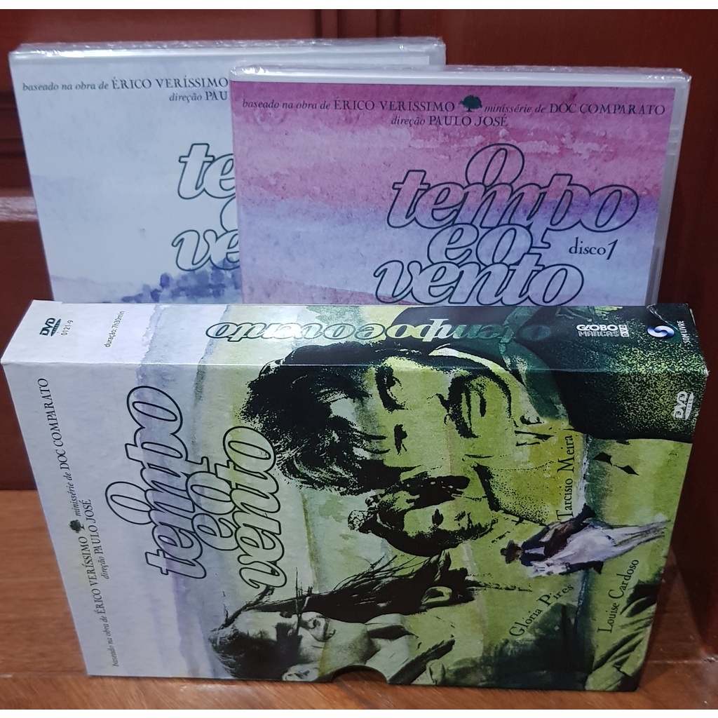 Box O Tempo e o Vento - Encarte Original Lacrado - 2 DVDs | Shopee Brasil
