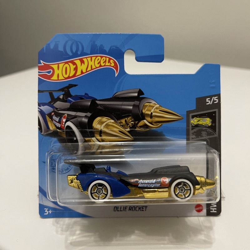 Hot Wheels 2017 Ollie Rocket – Purple HW Glow Wheels Car #293/365 – 1:64 Scale Die-Cast