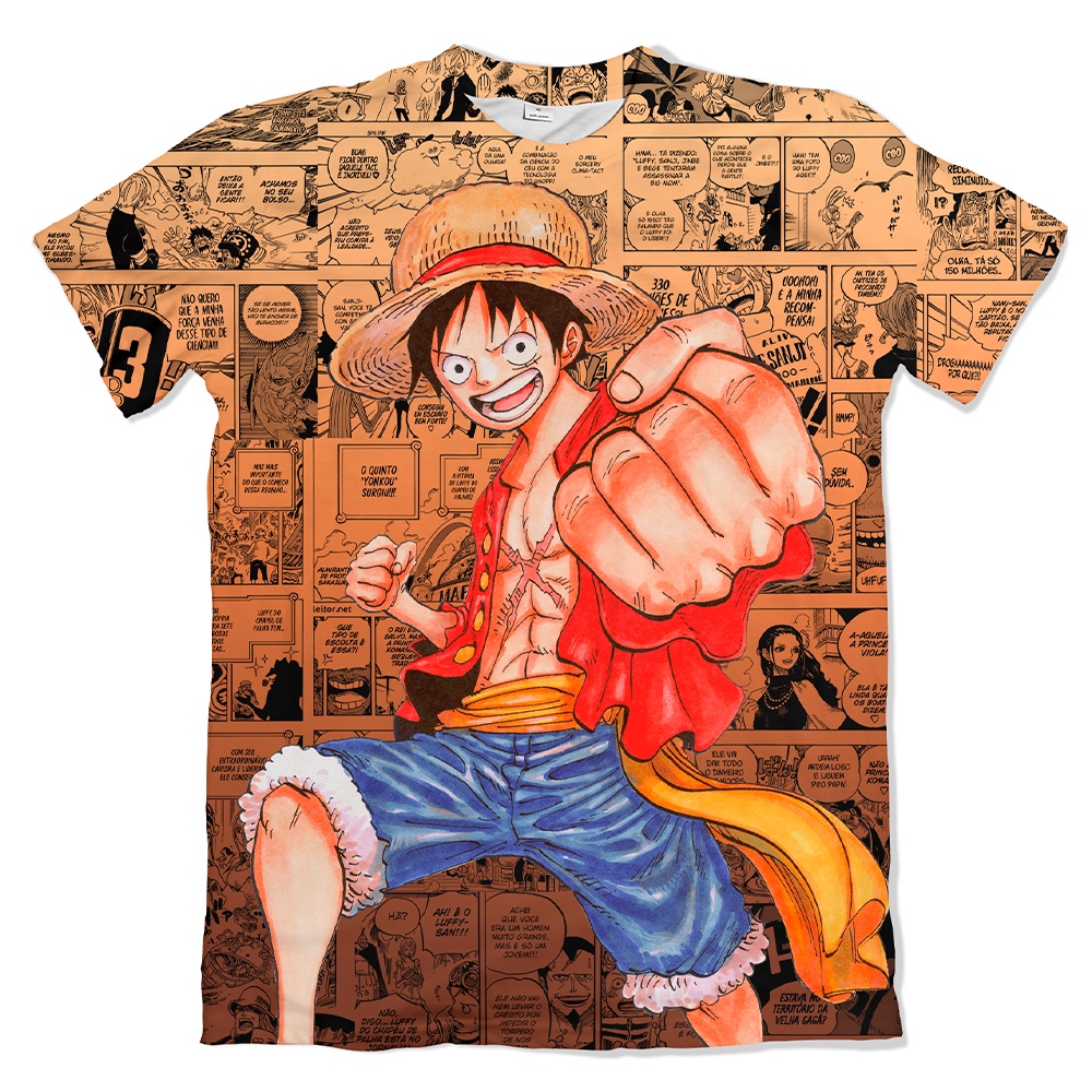 Camisas Camisetas Animes Uniforme 3d - Luffy - One Piece