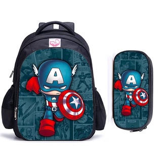 Bolsa Escolar Para O Ensino Fundamental Meninos Do Médio Capitão América/Avenger/Batman/Free fire/Boboiboy