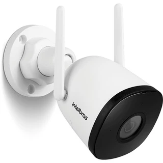 Câmera Segurança Intelbras Wifi Full HD Externa Wifi Inteligente Intelbras IM5 Sc Mibo Branco