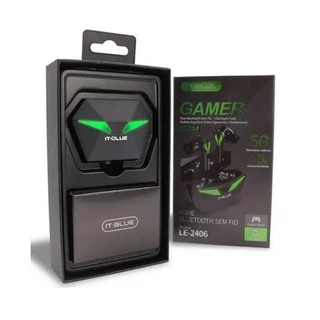 Fone de Ouvido Bluetooth Gamer | Baixa Latência | Sem Fio | It-Blue LE-2406