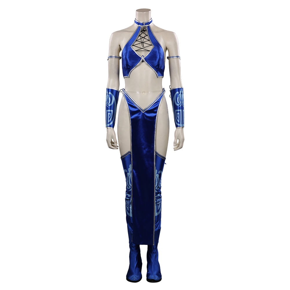 Mortal kombat cosplay traje katana roupas femininas anime jogo