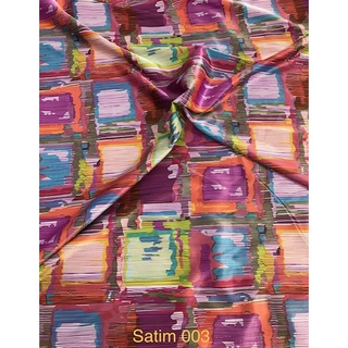 SARJA SATIM POLIALGODÃO C ELASTANO ESTAMPADO 2,00mt x 1,40 larg VESTIDO SHORTS SAIAS