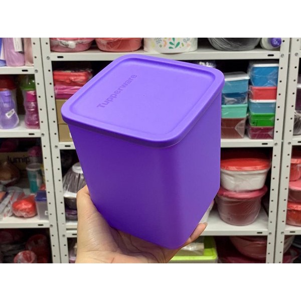 TUPPERWARE Refri Line Quadrado 1,8 Litro Roxo | Shopee Brasil