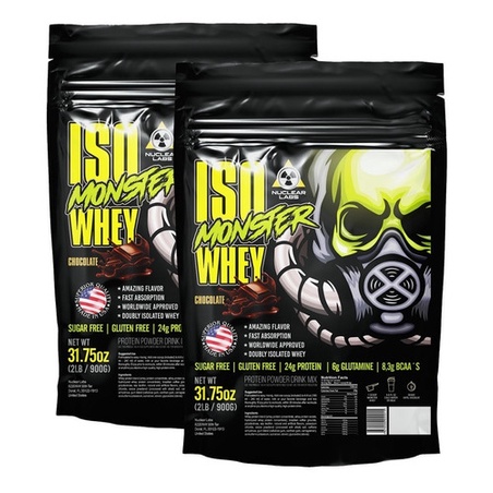 2x Iso Monster Whey 4lbs (1,8kg) Nuclear Labs Inc.