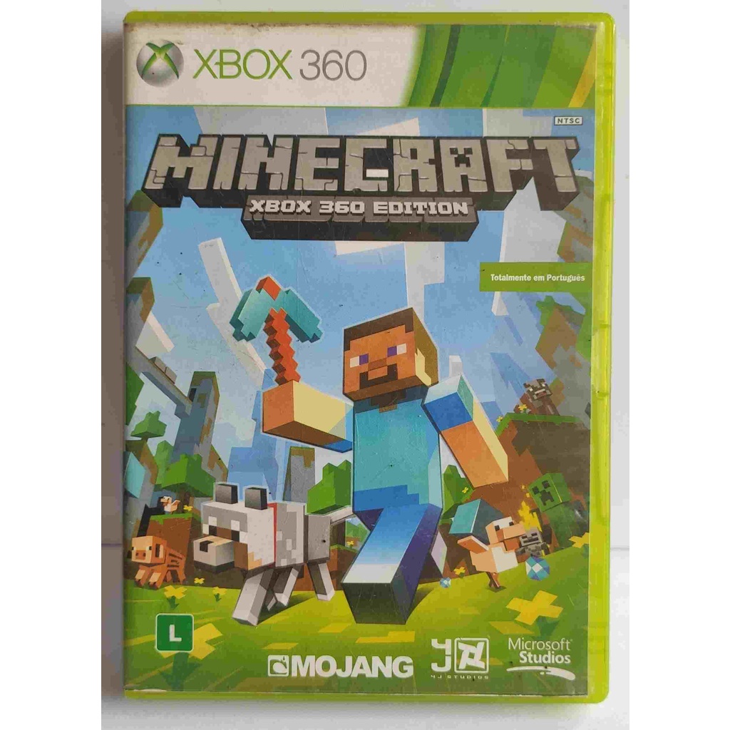 Jogo Minecraft Original - Xbox 360 - Sebo dos Games - 10 anos!