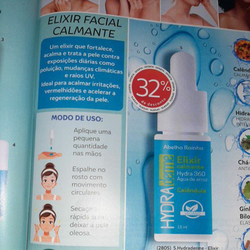 HYDRADERME ELIXIR FACIL CALMANTE 15ML ABELHA RAINHA | Shopee Brasil