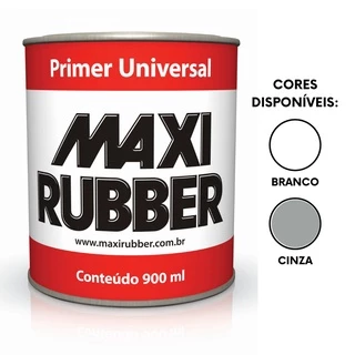 Primer Universal Maxi Rubber 900 Ml Branco / Cinza