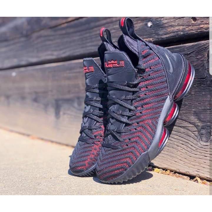 Lebron 16 best sale preto e vermelho