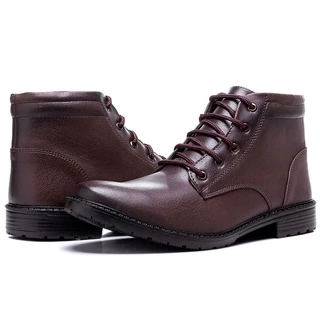 Bota Coturno Masculino John John Scott Marrom