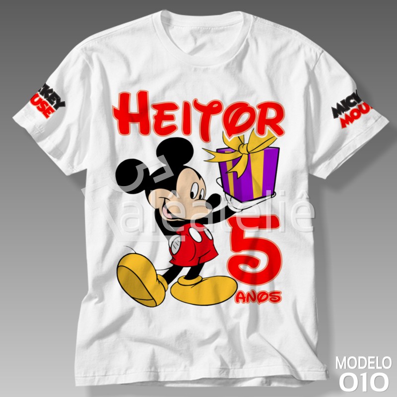 Camisa do best sale mickey adulto