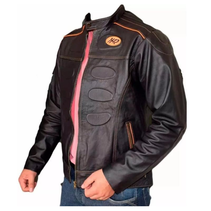 Jaqueta de couro masculina best sale harley davidson