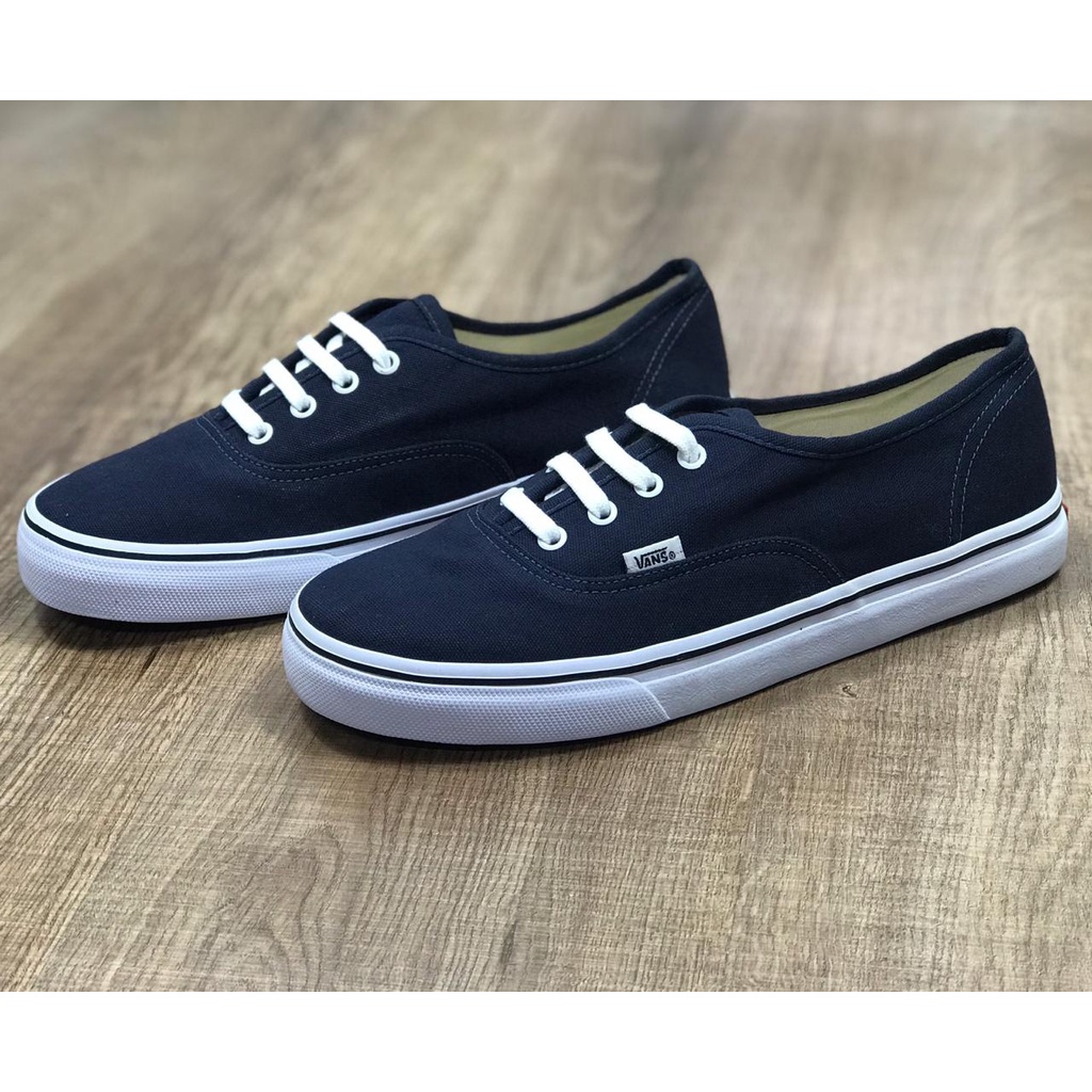 Sapatênis Vans Authentic - Azul Marinho Masculino Feminino Jeans ⭐